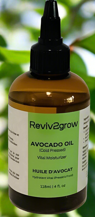 REVIV2GROW Natural Hair oils -Avocado Oil (4oz), Sareya Beauty Supply Store In Calgary